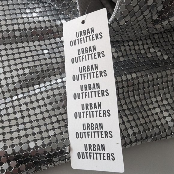 Urban Outfitters Gaia Chainmail Shoulder Bag Silver New With Tags - Picture 5 of 8
